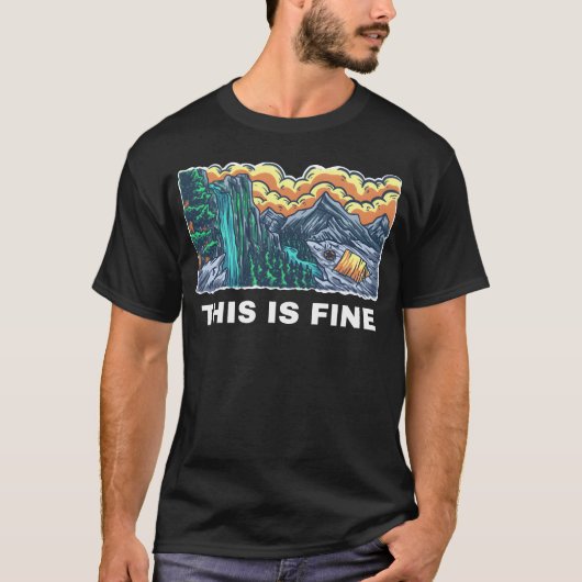 キャンプ好きのためのウィルダネスライフ ビンテージ Tシャツ (正面)