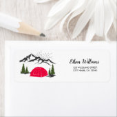 キャンプ差出人住所 ラベル (インサイチュ)