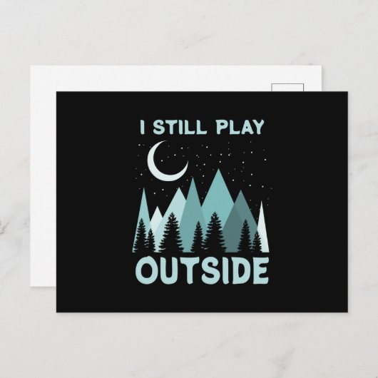 キャンプ引用文バケーション ポストカード (正面/裏面)