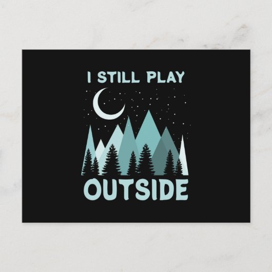 キャンプ引用文バケーション ポストカード (正面)