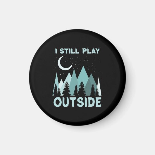 キャンプ引用文バケーション マグネット (正面)