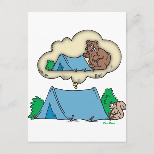 キャンプ想像 ポストカード (正面)