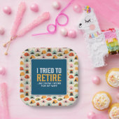 キャンプ愛好家のための退職パーティー ペーパープレート (パーティー)