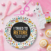 キャンプ愛好家のための退職パーティー ペーパープレート (パーティー)