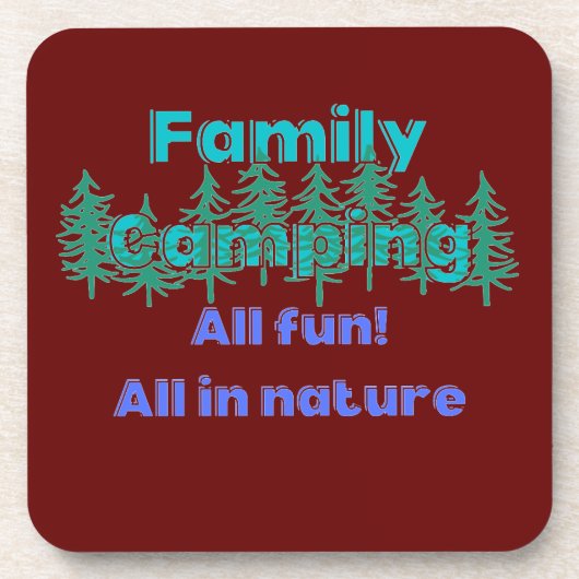 キャンプ愛好家 コースター (正面)