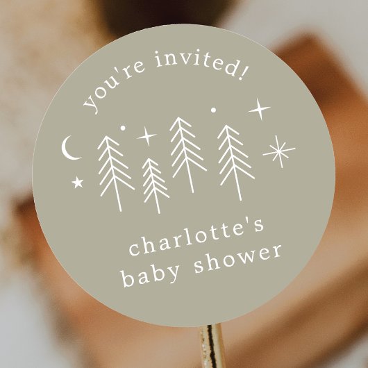 キャンプ招待されました ラウンドシール