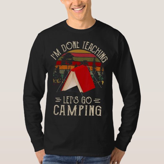 キャンプ教えに行こう Tシャツ (正面)