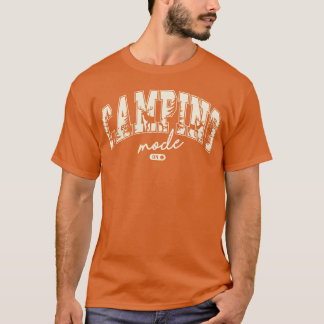 キャンプ旅行キャンプモードの友達 Tシャツ