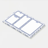 キャンプ旅行ファミリー食事計画ノート ポストイット (アングル)