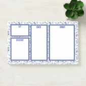 キャンプ旅行ファミリー食事計画ノート ポストイット (オフィス)