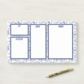 キャンプ旅行ファミリー食事計画ノート ポストイット (デスク)