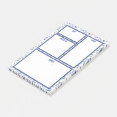 キャンプ旅行ファミリー食事計画ノート ポストイット (アングル)