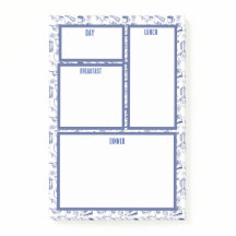 キャンプ旅行ファミリー食事計画ノート