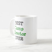 キャンプ最高の長 コーヒーマグカップ (正面左)