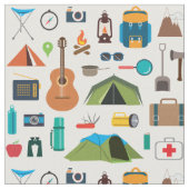 キャンプ用具 ファブリック (クローズアップ)