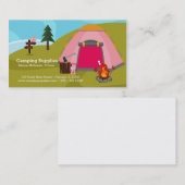 キャンプ用品店 名刺 (正面/裏面)