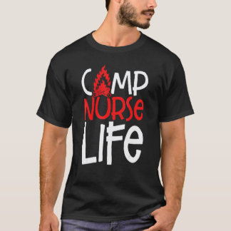 キャンプ看護師 キャンプ医療従事者 熱狂的ファン Tシャツ