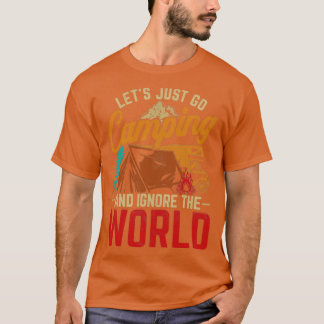 キャンプ自然キャンサイトワイルドライフキャンパーアウトドアカンピ Tシャツ