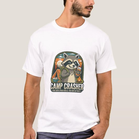 キャンプ荒らし Tシャツ (正面)