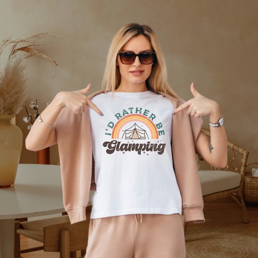 キャンプ行きたいなぁ Tシャツ