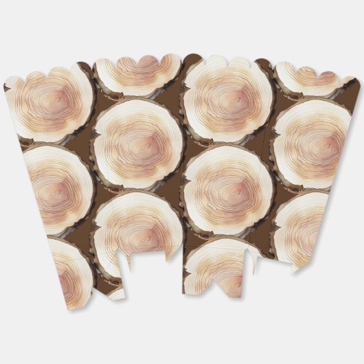 キャンプ誕生日ウッドパターンビーフボックス フェイバーボックス (見開き)