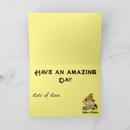 キャンプ誕生日格言 カード (内部)