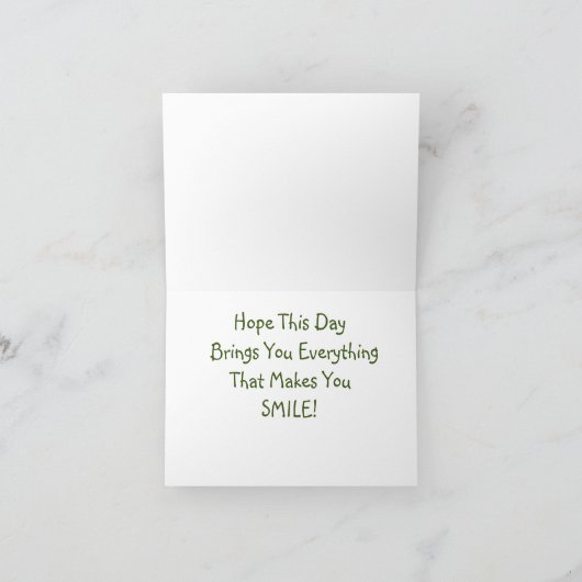 キャンプ誕生日 カード (内部)