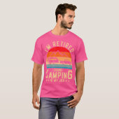 キャンプ退職したに行くのがわたしの仕事 Tシャツ (正面フル)