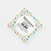 キャンプ退職定義 スタンダードランチョンナプキン (角)