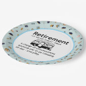 キャンプ退職定義 ペーパープレート (アングル)