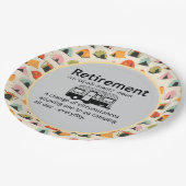 キャンプ退職定義 ペーパープレート (アングル)