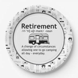 キャンプ退職定義 ペーパープレート