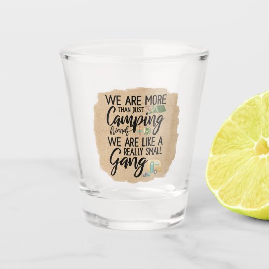 キャンプ集団ショットグラス ショットグラス (正面)