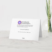 キャンプ17の日没のnotecardを楽しんで-中消して下さい カード (裏面)