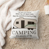 キャンプ: それは枕生き方です クッション (ブランケット)