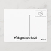 キャンプ、アウトドア編集可能クリスマス ポストカード (裏面)