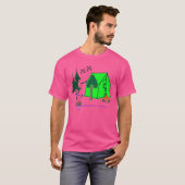 キャンプ キャンプ 楽しい Tシャツ (正面フル)