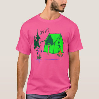 キャンプ キャンプ 楽しい Tシャツ