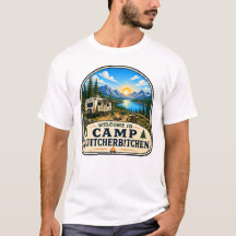 キャンプ クイッチャービッチャン キャンプ場 Tシャツ
