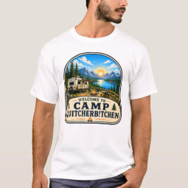 キャンプ クイッチャービッチャン キャンプ場 Tシャツ