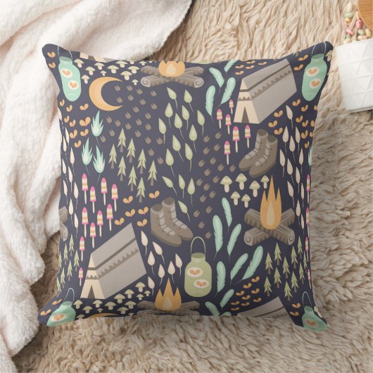 キャンプ クッション (ブランケット)