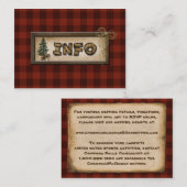 キャンプ、グランプ、自然結婚のエンクロージャカード エンクロージャーカード (正面/裏面)