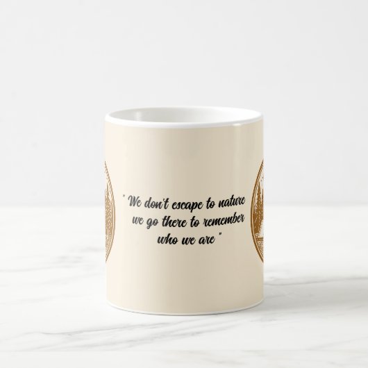 キャンプ コーヒーマグカップ (中央)