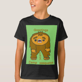 キャンプ・サスクワッチからのご挨拶 Tシャツ