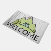 キャンプ ドアマット (アングル)