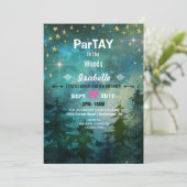 キャンプ ナイトタイム フォレスト ウィルダネス 招待状 (スタンド正面)