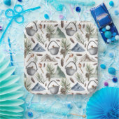 キャンプ、ハイキング、アウトドア、自然をテーマ ペーパープレート (パーティー)