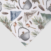 キャンプ、ハイキング、アウトドア、自然をテーマ 薄葉紙 (詳細)