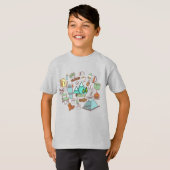 キャンプ、ハイキング、アドベンチャー Tシャツ (正面フル)