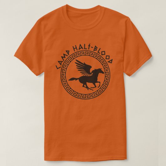 キャンプ・ハーフブラッド Tシャツ (デザイン正面)